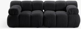 Modulinė sofa Micadoni Bellis, grafito, 188 x 94 cm x 70 cm