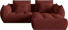 Modulinė sofa Micadoni Home Bloom City56, raudona, 232 x 216 cm x 95 cm