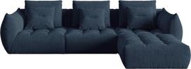 Modulinė sofa Micadoni Home Bloom City77, mėlyna, 332 x 216 cm x 95 cm