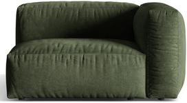 Modulinė sofa Micadoni Martina Vogue 11, žalia, dešininė, 121 x 106 cm x 75 cm