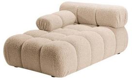 Modulinė sofa Micadoni Bellis, smėlio ruda, kairinė, 155 x 94 cm x 70 cm