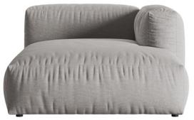 Modulinė sofa Micadoni Martina, šviesiai pilka, dešininė, 176 x 123 cm x 75 cm