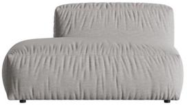 Modulinė sofa Micadoni Martina, šviesiai pilka, kairinė, 133 x 106 cm x 75 cm
