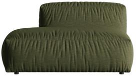 Modulinė sofa Micadoni Martina, žalia, kairinė, 133 x 106 cm x 75 cm