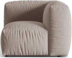 Modulinė sofa Micadoni Martina Boston, tamsaus smėlio spalva, 100 x 100 cm x 75 cm