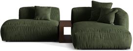Modulinė sofa Micadoni Martina Vogue 11, žalia, dešininė, 292 x 176 cm x 75 cm