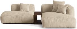 Modulinė sofa Micadoni Martina Vogue 1, šviesiai smėlinė, dešininė, 292 x 176 cm x 75 cm