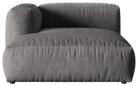 Modulinė sofa Micadoni Martina, pilka, kairinė, 176 x 123 cm x 75 cm