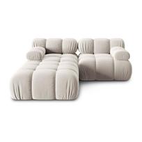 Modulinė sofa Micadoni Home Bellis, smėlio, 188 x 188 cm x 63 cm