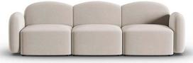 Sofa Micadoni Home Blair, smėlio/lašišinė, 272 x 87 cm x 80 cm