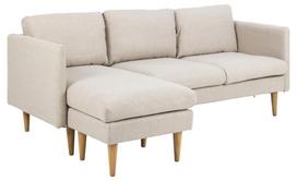 Sofa Milly, smėlio, 132 x 201 cm x 84 cm
