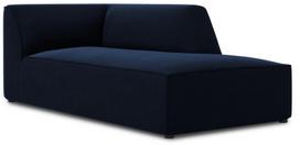 Sofa Micadoni Home Ruby Velvet Chaise Longue, tamsiai mėlyna, dešininė, 181 x 93 cm x 69 cm