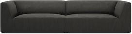 Sofa Micadoni Home Ruby, tamsiai pilka, 302 x 93 cm x 69 cm
