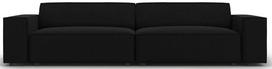 Sofa Micadoni Home Jodie 4 Seats Sofa, juoda, 244 x 102 cm x 70 cm