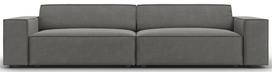 Sofa Micadoni Home Jodie 4 Seats Sofa, šviesiai pilka, 244 x 102 cm x 70 cm