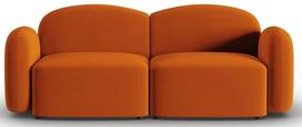 Sofa Micadoni Home Blair, terakotinė, 194 x 87 cm x 80 cm
