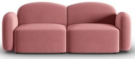 Sofa Micadoni Home Blair, lašišinė, 194 x 87 cm x 80 cm