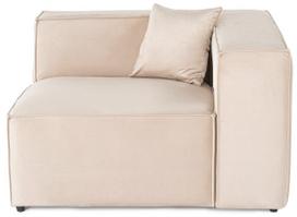 Modulinė sofa Atelier Del Sofa Lora, kreminė, dešininė, 110 x 108 cm x 65 cm