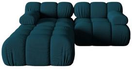 Modulinė sofa Micadoni Bellis 3d Son87, tamsiai mėlyna, 188 x 188 cm x 64 cm