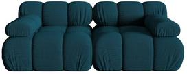 Modulinė sofa Micadoni Bellis 3D, tamsiai mėlyna, 188 x 94 cm x 64 cm