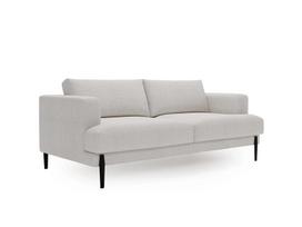 Sofa Polak Meble Deluxe, šviesiai pilka, 185 x 92 cm x 80 cm