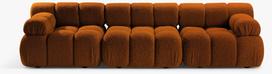 Modulinė sofa Micadoni Bellis, vario, 282 x 94 cm x 70 cm