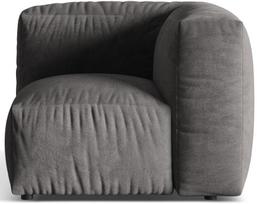 Modulinė sofa Micadoni Martina Vogue 15, pilka, 100 x 100 cm x 75 cm