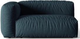 Modulinė sofa Micadoni Martina Structured, tamsiai mėlyna, kairinė, 160 x 106 cm x 75 cm