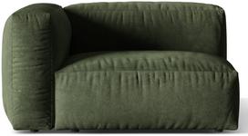 Modulinė sofa Micadoni Martina Vogue 11, žalia, kairinė, 121 x 106 cm x 75 cm