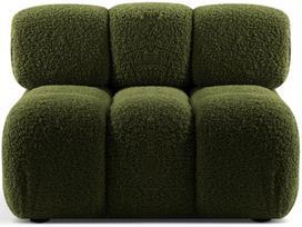 Modulinė sofa Micadoni Bellis Rolf 14, žalia, 94 x 94 cm x 70 cm