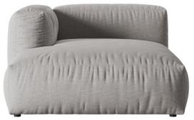 Modulinė sofa Micadoni Martina, šviesiai pilka, kairinė, 176 x 123 cm x 75 cm