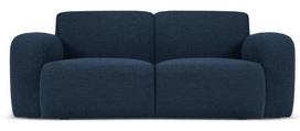Sofa Micadoni Home Molino, tamsiai mėlyna, 95 x 170 cm x 72 cm