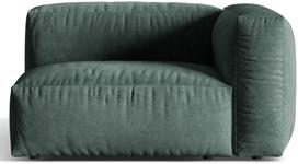 Modulinė sofa Micadoni Martina Vogue 12, žalsva, dešininė, 121 x 106 cm x 75 cm