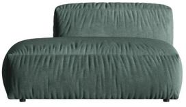 Modulinė sofa Micadoni Martina, žalsva, kairinė, 133 x 106 cm x 75 cm