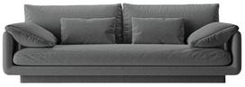 Sofa Micadoni Torino Structured, tamsiai pilka, 220 x 103 cm x 83 cm