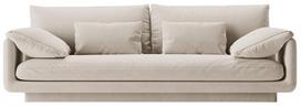 Sofa Micadoni Torino, kreminė, 220 x 103 cm x 83 cm