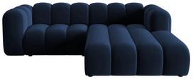 Kampinis modulinės sofos elementas Micadoni Lupine Sal5, royal blue, dešininė, 230 x 177 cm x 70 cm