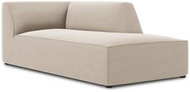 sezlongas - Sofa Micadoni Home Ruby Velvet Chaise Longue, šviesiai ruda, dešininė, 181 x 93 cm x 69 cm - 1 nuotrauka