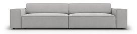 Sofa Micadoni Home Jodie, šviesiai pilka, 204 x 102 cm x 70 cm