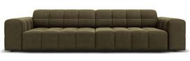 Sofa Micadoni Home Jennifer Velvet, žalia, 244 x 102 cm x 70 cm