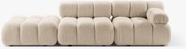 Modulinė sofa Micadoni Bellis, šviesiai smėlinė, dešininė, 282 x 94 cm x 70 cm