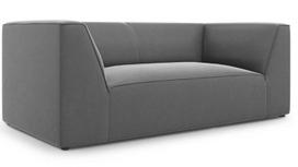 Sofa Micadoni Home Ruby Velvet, pilka, 174 x 92 cm x 69 cm