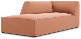 sezlongas - Sofa Micadoni Home Ruby Velvet Chaise Longue, rožinė, kairinė, 181 x 93 cm x 69 cm - 1 nuotrauka