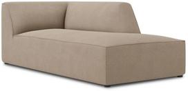 sezlongas - Sofa Micadoni Home Ruby Structured Fabric Chaise Longue, šviesiai ruda, dešininė, 181 x 93 cm x 69 cm - 1 nuotrauka