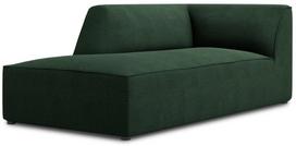 Sofa Micadoni Home Ruby Structured Fabric Chaise Longue, žalia, kairinė, 181 x 93 cm x 69 cm