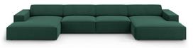 Sofa Micadoni Home Jodie, žalia, 364 x 166 cm x 70 cm