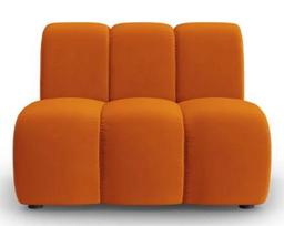 Modulinė sofa Micadoni Home Lupine Velvet, oranžinė, 90 x 87 cm x 70 cm