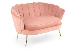 Sofa Amorinito XL, aukso/rožinė, 133 x 77 cm x 77 cm