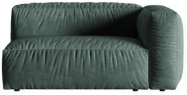 Modulinė sofa Micadoni Martina Velvet, tamsiai žalia, dešininė, 160 x 106 cm x 75 cm