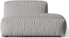 Modulinė sofa Micadoni Martina Boston, pilka, dešininė, 133 x 106 cm x 75 cm